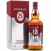 云頂25年單一麥芽蘇格蘭威士忌 Springbank 25 Year Old Campbeltown Single Malt Scotch Whisky 700ml