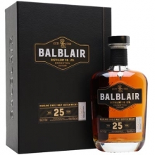 巴布萊爾25年單一麥芽蘇格蘭威士忌 Balblair 25 Year Old Highland Single Malt Scotch Whisky 700ml