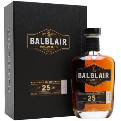 巴布萊爾25年單一麥芽蘇格蘭威士忌 Balblair 25 Year Old Highland Single Malt Scotch Whisky 700ml
