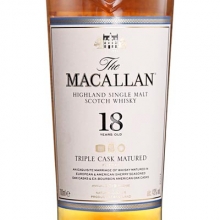 麥卡倫18年黃金三桶單一麥芽蘇格蘭威士忌 Macallan 18YO Fine Oak Triple Cask Matured Highland Single Malt Scotch Whisky 700ml