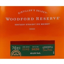 活福珍藏黑麥威士忌 Woodford Reserve Kentucky Straight Rye Whiskey 700ml