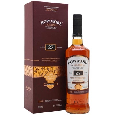 波摩酒莊三部曲第三部27年波特桶單一麥芽蘇格蘭威士忌 Bowmore 27 Year Old Port Cask The Vintner's Trilogy Part 3 Single Malt Scotch Whisky 700ml