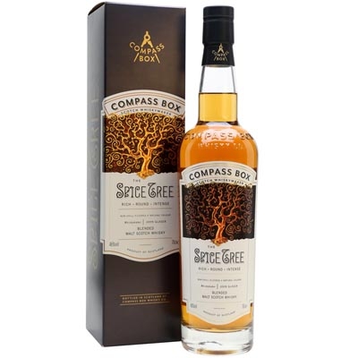 羅盤(pán)針香料樹(shù)混合麥芽蘇格蘭威士忌 Compass Box Spice Tree Highland Blended Malt Scotch Whisky 700ml