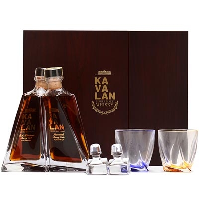 噶瑪蘭尊釀PX&Moscatel雪莉桶原酒單一麥芽威士忌對酒組 Kavalan Solist PX&Moscatel Sherry Cask Single Malt Whisky 500ml*2