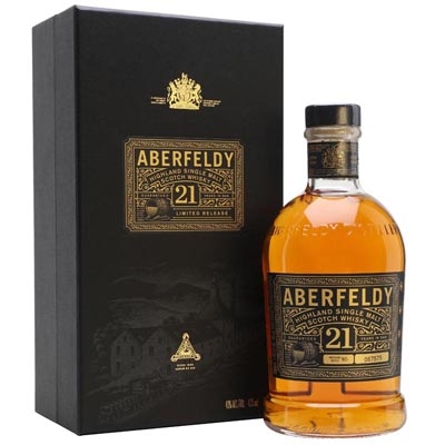 艾柏迪21年單一麥芽蘇格蘭威士忌 Aberfeldy Aged 21 Years Single Highland Malt Scotch Whisky 700ml