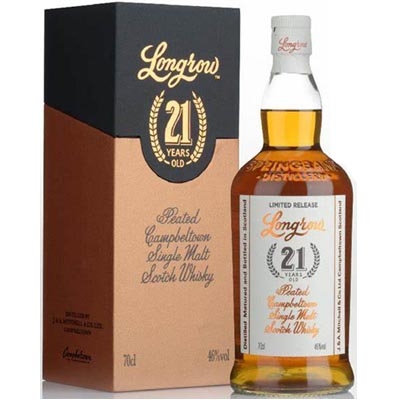 朗格羅21年單一麥芽蘇格蘭威士忌 Longrow 21 Year Old Campbeltown Single Malt Scotch Whisky 700ml