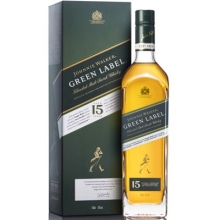 尊尼獲加綠牌混合麥芽蘇格蘭威士忌 Johnnie Walker Green Label Aged 15 Years Blended Malt Scotch Whisky 750ml