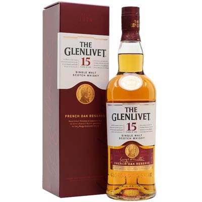 格蘭威特15年單一麥芽蘇格蘭威士忌 Glenlivet 15 Years of Age Single Malt Scotch Whisky 700ml