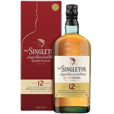 蘇格登達(dá)夫鎮(zhèn)12年單一麥芽蘇格蘭威士忌 The Singleton of Dufftown 12 Year Old Single Malt Scotch Whisky 700ml