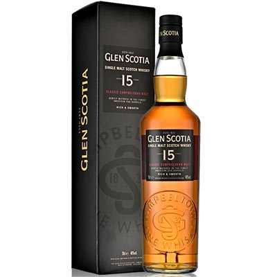 格蘭帝15年單一麥芽蘇格蘭威士忌 Glen Scotia 15 Year Old Campbeltown Single Malt Scotch Whisky 700ml