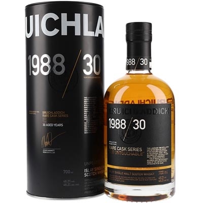 布赫拉迪1988/30年如意單一麥芽蘇格蘭威士忌 Bruichladdich Rare Cask Series 1988/30 The Untouchable Single Malt Scotch Whisky 700ml