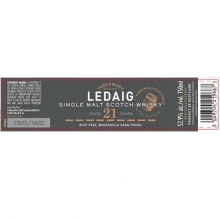 托本莫瑞利德歌21年馬莎拉桶單一麥芽蘇格蘭威士忌 Ledaig Age 21 Years Manzanilla Finish Single Malt Scotch Whisky 700ml