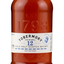 托本莫瑞12年波特桶單一麥芽蘇格蘭威士忌 Tobermory Aged 12 Years Port Pipe Finish Single Malt Scotch Whisky 700ml