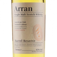 艾倫波本桶臻選單一麥芽蘇格蘭威士忌 Arran Barrel Reserve Single Malt Scotch Whisky 700ml