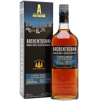 歐肯特軒三桶單一麥芽蘇格蘭威士忌 Auchentoshan Three Wood Single Malt Scotch Whisky 700ml