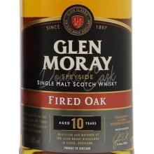 格蘭莫雷10年燒桶單一麥芽蘇格蘭威士忌 Glen Moray Fired Oak 10 Year Old Speyside Single Malt Scotch Whisky 700ml