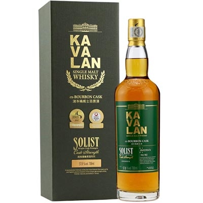 噶瑪蘭經(jīng)典獨(dú)奏波本桶原酒單一麥芽威士忌 Kavalan Solist ex-Bourbon Cask Strength Single Malt Whisky 700ml