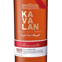 噶瑪蘭經(jīng)典獨(dú)奏Manzanilla雪莉桶原酒單一麥芽威士忌 Kavalan Solist Manzanilla Sherry Cask Strength Single Malt Whisky 750ml
