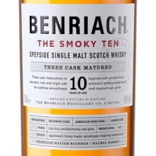 本利亞克10年煙熏單一麥芽蘇格蘭威士忌 Benriach The Smoky Ten 10 Year Old Speyside Single Malt Scotch Whisky 700ml