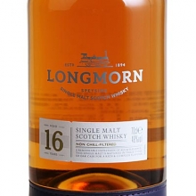 朗摩16年單一麥芽蘇格蘭威士忌 Longmorn 16 Year Old Speyside Single Malt Scotch Whisky 700ml