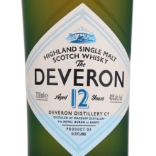 德弗倫12年單一麥芽蘇格蘭威士忌 Deveron 12 Year Old Highland Single Malt Scotch Whisky 700ml