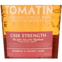 湯瑪丁桶強(qiáng)單一麥芽蘇格蘭威士忌 Tomatin Cask Strength Highland Single Malt Scotch Whisky 700ml