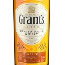 格蘭過桶系列朗姆桶調(diào)和蘇格蘭威士忌 Grant’s Cask Editions Rum Cask Finish Blend Scotch Whisky 700ml