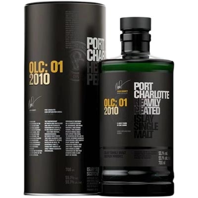 布赫拉迪波夏橡木桶探索2010版OLC:01單一麥芽蘇格蘭威士忌 Bruichladdich Port Charlotte OLC:01 2010 Heavily Peated Single Malt Scotch Whisky 700ml