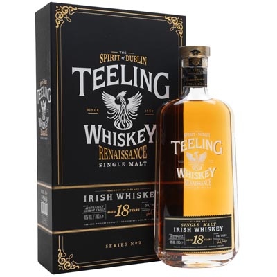 帝霖18年文藝復(fù)興第二部單一麥芽愛爾蘭威士忌 Teeling 18 Year Old Renaissance Series 2 Single Malt Irish Whiskey 700ml