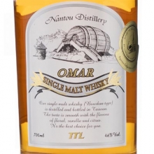 傲瑪波本花香單一麥芽威士忌 OMAR Bourbon Type Single Malt Whisky 700ml