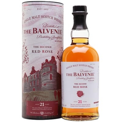 百富故事系列21年紅玫瑰單一麥芽蘇格蘭威士忌 The Balvenie 21 Year Old The Second Red Rose Single Malt Scotch Whisky 700ml