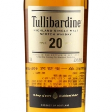 圖里巴丁20年單一麥芽蘇格蘭威士忌 Tullibardine 20 Year Old Highland Single Malt Scotch Whisky 700ml
