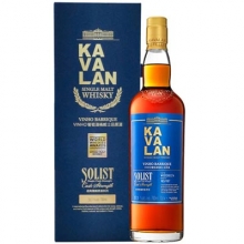 噶瑪蘭經(jīng)典獨(dú)奏VINHO葡萄酒桶原酒單一麥芽威士忌 Kavalan Solist Vinho Barrique Cask Strength Single Malt Whisky 700ml