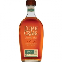 愛(ài)利加黑麥威士忌 Elijah Craig Straight Rye Kentucky Straight Rye Whiskey 750ml
