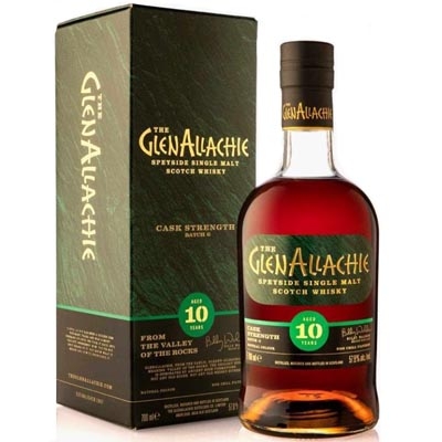 格蘭納里奇10年原桶強(qiáng)度單一麥芽蘇格蘭威士忌 GlenAllachie Aged 10 Yeas Cask Strength Single Malt Scotch Whisky 700ml