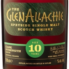格蘭納里奇10年原桶強(qiáng)度單一麥芽蘇格蘭威士忌 GlenAllachie Aged 10 Yeas Cask Strength Single Malt Scotch Whisky 700ml