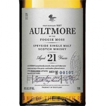 歐摩21年單一麥芽蘇格蘭威士忌 Aultmore Aged 21 Years Speyside Single Malt Scotch Whisky 700ml