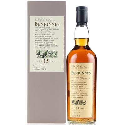 本利林15年單一麥芽蘇格蘭威士忌（花鳥(niǎo)系列）Benrinnes Aged 15 Years Flora & Fauna Single Malt Scotch Whisky 700ml