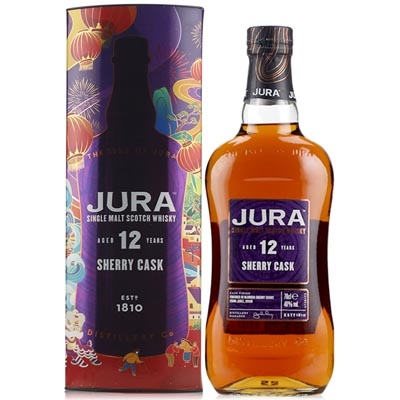 吉拉12年雪莉桶單一麥芽蘇格蘭威士忌 Jura Aged 12 Years Sherry Cask Single Malt Scotch Whisky 700ml