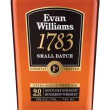 愛威廉斯1783小批量波本威士忌 Evan Williams 1783 Small Batch Kentucky Straight Bourbon Whiskey 750ml