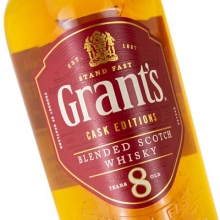 格蘭8年雪莉桶調(diào)和蘇格蘭威士忌 Grant’s 8 Years Old Sherry Cask Finish Blended Scotch Whisky 700ml