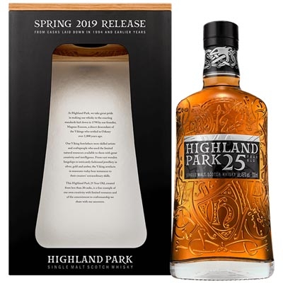 高原騎士25年2019版單一麥芽蘇格蘭威士忌 Highland Park 25 Year Old Spring 2019 Release Single Malt Scotch Whisky 700ml