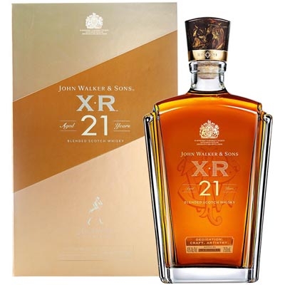 尊尼獲加珍選XR21年調(diào)和蘇格蘭威士忌 Johnnie Walker XR Aged 21 Years Blended Scotch Whisky 750ml