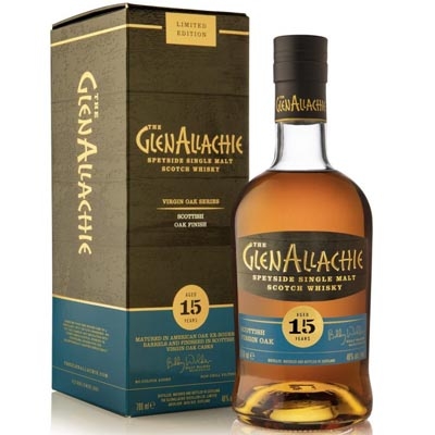 格蘭納里奇15年蘇格蘭原始橡木桶單一麥芽蘇格蘭威士忌 GlenAllachie Aged 15 Yeas Scottish Virgin Oak Single Malt Scotch Whisky 700ml