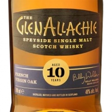 格蘭納里奇10年法國(guó)原始橡木桶單一麥芽蘇格蘭威士忌 GlenAllachie Aged 10 Yeas French Virgin Oak Single Malt Scotch Whisky 700ml