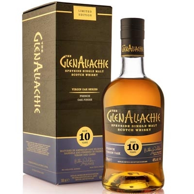 格蘭納里奇10年法國(guó)原始橡木桶單一麥芽蘇格蘭威士忌 GlenAllachie Aged 10 Yeas French Virgin Oak Single Malt Scotch Whisky 700ml