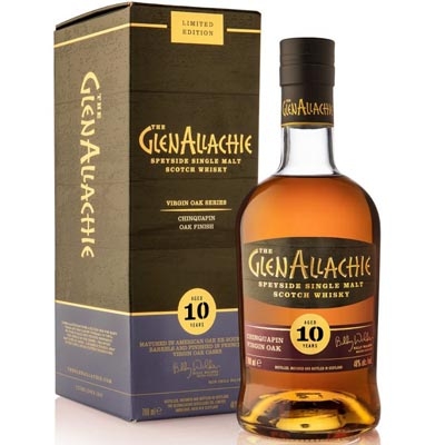 格蘭納里奇10年美國原始橡木桶單一麥芽蘇格蘭威士忌 GlenAllachie Aged 10 Yeas Chinquapin Virgin Oak Single Malt Scotch Whisky 700ml
