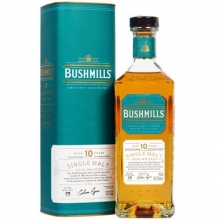 布什米爾10年單一麥芽愛爾蘭威士忌 Bushmills Aged 10 Years Single Malt  Irish Whiskey 700ml（新舊包裝隨機(jī)發(fā)貨）