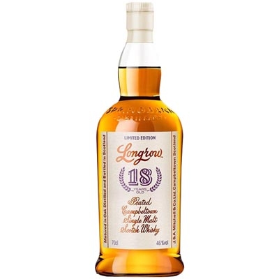 朗格羅18年單一麥芽蘇格蘭威士忌 Longrow 18 Year Old Campbeltown Single Malt Scotch Whisky 700ml