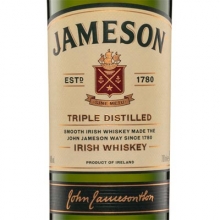 尊美醇調(diào)和愛爾蘭威士忌 Jameson Blended Irish Whiskey 700ml